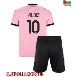 Juventus Kenan Yildiz #10 Borta Kläder Barn 2026-27 Kortärmad (+ Korta byxor)